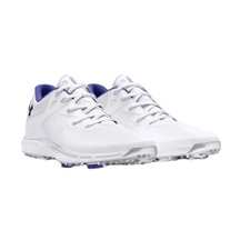 Under Armour Charged Breathe 2 Damen Golfschuhe, white/starlight/metallic silver