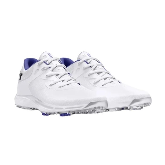 Under Armour Charged Breathe 2 Damen Golfschuhe, white/starlight/metallic silver