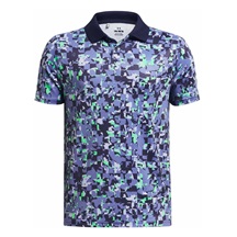 Under Armour Matchplay Printed Junior Poloshirt, starlight/vapor green