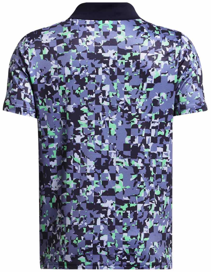 Under Armour Matchplay Printed Junior Poloshirt, starlight/vapor green