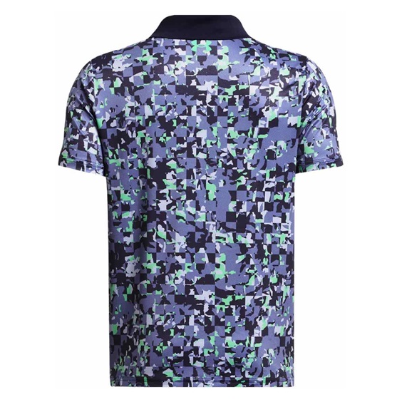 Under Armour Matchplay Printed Junior Poloshirt, starlight/vapor green