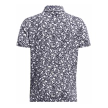 Under Armour Playoff Printed Junior Poloshirt - midnight navy/white