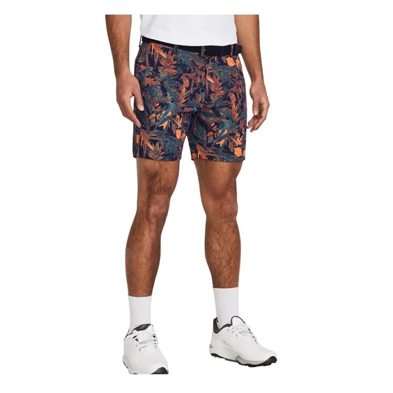 Under Armour Iso-Chill Printed 7" Herren Shorts, midnight navy/photon blue/halo gray