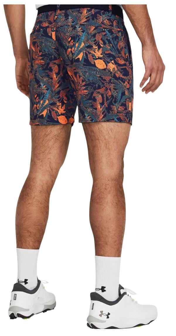 Under Armour Iso-Chill Printed 7" Herren Shorts, midnight navy/photon blue/halo gray