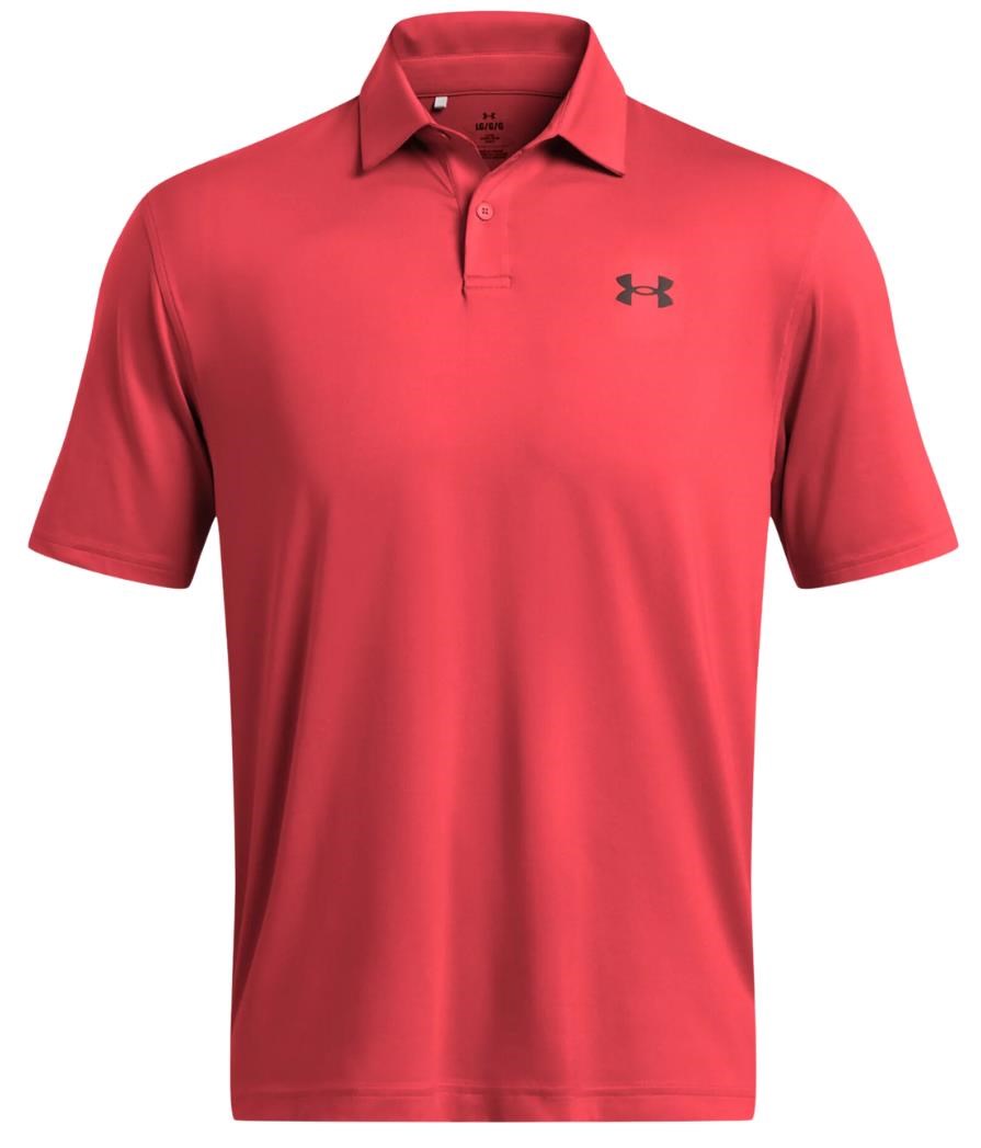 Under Armour T2G Herren Poloshirt, rot/schwarz