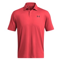 Under Armour T2G Herren Poloshirt, rot/schwarz