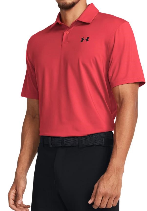 Under Armour T2G Herren Poloshirt, rot/schwarz
