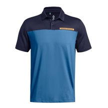 Under Armour T2G Color Block Herren Poloshirt, dunkelblau/orange