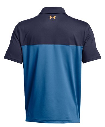 Under Armour T2G Color Block Herren Poloshirt, dunkelblau/orange