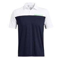Under Armour T2G Color Block Herren Poloshirt, blau/weiss