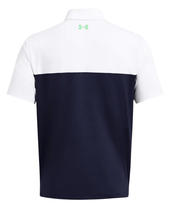 Under Armour T2G Color Block Herren Poloshirt, blau/weiss