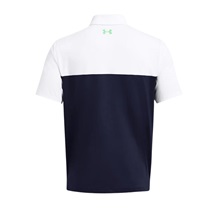 Under Armour T2G Color Block Herren Poloshirt, blau/weiss