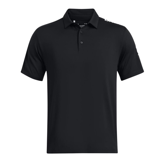 Under Armour Playoff 3.0 Striker Herren Poloshirt, schwarz