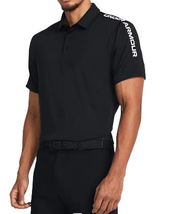 Under Armour Playoff 3.0 Striker Herren Poloshirt, schwarz
