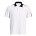 Under Armour Playoff 3.0 Striker Herren Poloshirt, weiss/schwarz
