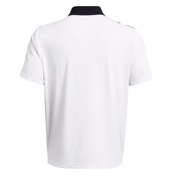 Under Armour Playoff 3.0 Striker Herren Poloshirt, weiss/schwarz