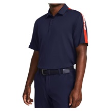 Under Armour Playoff 3.0 Striker Herren Poloshirt, dunkelblau/rot