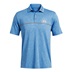 Under Armour Playoff 3.0 Printed Herren Poloshirt, photon blue/nova orange/midnight navy