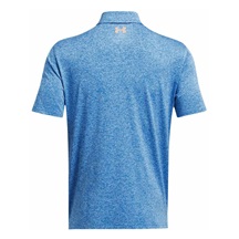 Under Armour Playoff 3.0 Printed Herren Poloshirt, photon blue/nova orange/midnight navy