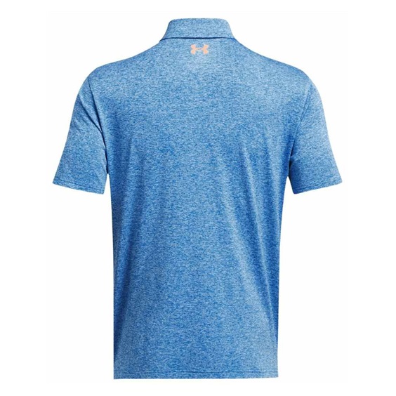 Under Armour Playoff 3.0 Printed Herren Poloshirt, photon blue/nova orange/midnight navy