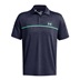 Under Armour Playoff 3.0 Stripe Herren Poloshirt, midnight navy/vapor green