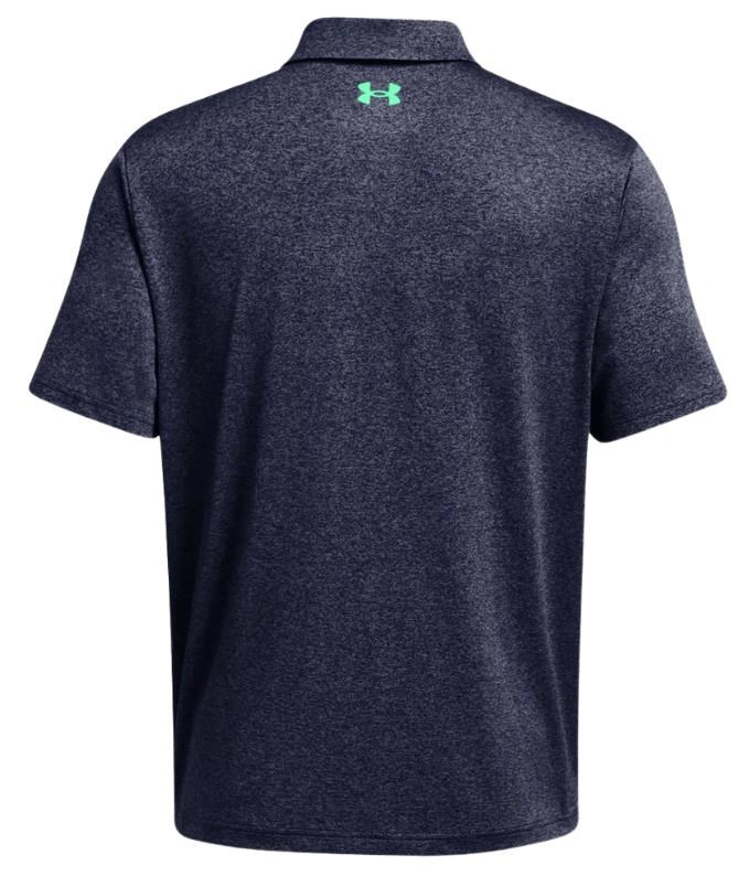 Under Armour Playoff 3.0 Stripe Herren Poloshirt, midnight navy/vapor green
