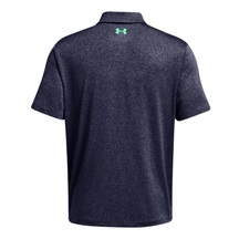 Under Armour Playoff 3.0 Stripe Herren Poloshirt, midnight navy/vapor green