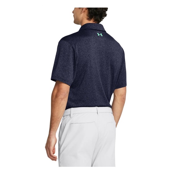 Under Armour Playoff 3.0 Stripe Herren Poloshirt, midnight navy/vapor green