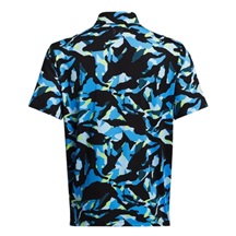 Under Armour Playoff 3.0 Printed Herren Poloshirt, black/capri