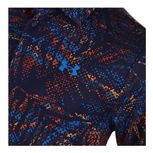 Under Armour Playoff 3.0 Printed Herren Poloshirt, midnight navy/phoenix
