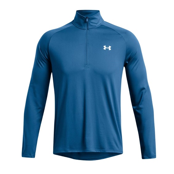 Under Armour Tech 2.0 1/2 Zip Herren Poloshirt, blau