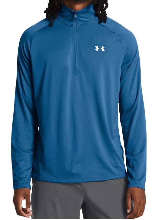 Under Armour Tech 2.0 1/2 Zip Herren Poloshirt, blau