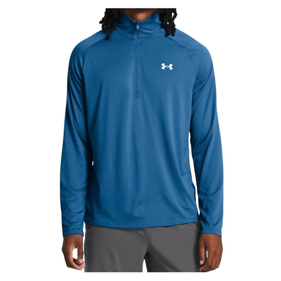 Under Armour Tech 2.0 1/2 Zip Herren Poloshirt, blau