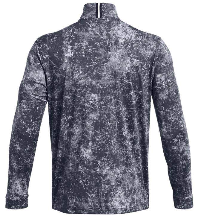 Under Armour Playoff Printed 1/4 Zip Herren Sweatshirt, downpour gray/midnight navy