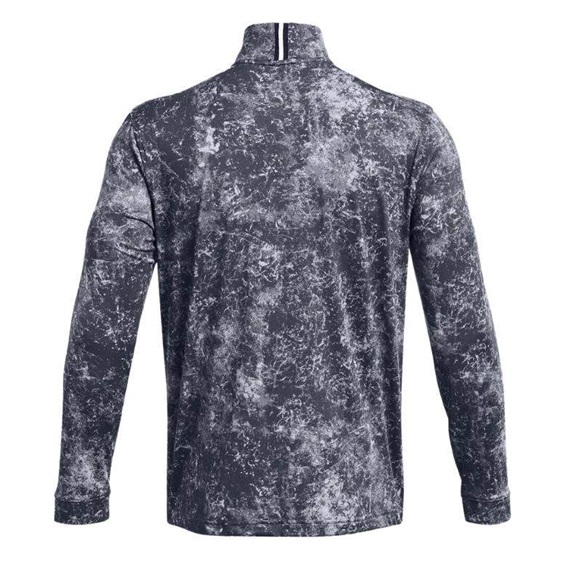 Under Armour Playoff Printed 1/4 Zip Herren Sweatshirt, downpour gray/midnight navy