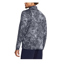 Under Armour Playoff Printed 1/4 Zip Herren Sweatshirt, downpour gray/midnight navy