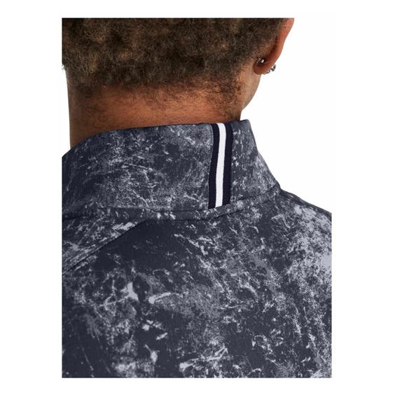 Under Armour Playoff Printed 1/4 Zip Herren Sweatshirt, downpour gray/midnight navy