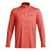 Under Armour Playoff Printed 1/4 Zip Herren Sweatshirt, coho/red solstice/black