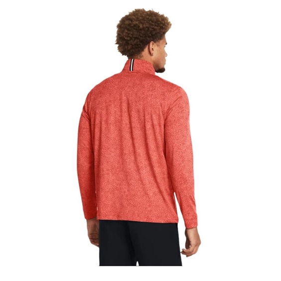 Under Armour Playoff Printed 1/4 Zip Herren Sweatshirt, coho/red solstice/black