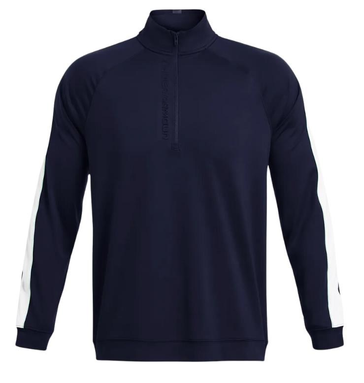 Under Armour Storm Midlayer 1/2 Zip Herren Sweatshirt, midnight navy/matrix green/white