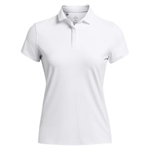Under Armour Iso-Chill Damen Poloshirt, weiss/dunkelblau