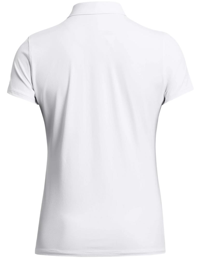 Under Armour Iso-Chill Damen Poloshirt, weiss/dunkelblau
