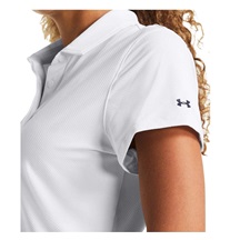 Under Armour Iso-Chill Damen Poloshirt, weiss/dunkelblau