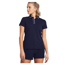 Under Armour Iso-Chill Damen Poloshirt, dunkelblau/weiss