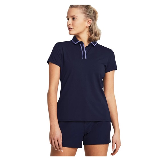 Under Armour Iso-Chill Damen Poloshirt, dunkelblau/weiss