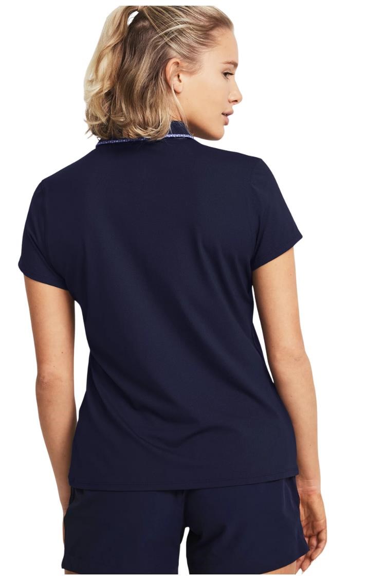 Under Armour Iso-Chill Damen Poloshirt, dunkelblau/weiss