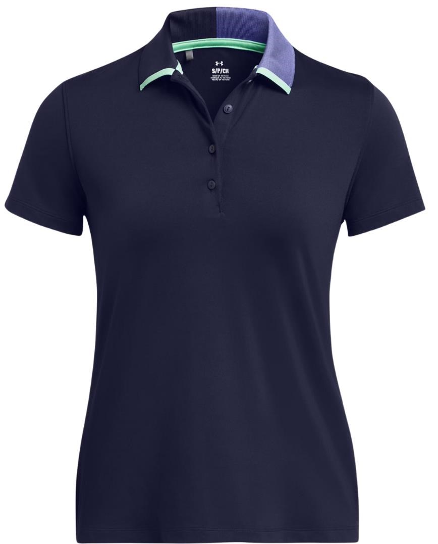 Under Armour Playoff Pitch Damen Poloshirt, midnight navy/starlight