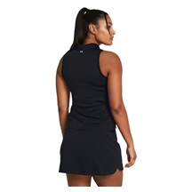 Under Armour Playoff Sleeveless Damen Poloshirt, schwarz/grau