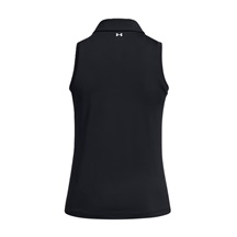Under Armour Playoff Sleeveless Damen Poloshirt, schwarz/grau