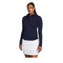 Under Armour Playoff 1/4 Zip Damen Sweatshirt, midnight navy/white